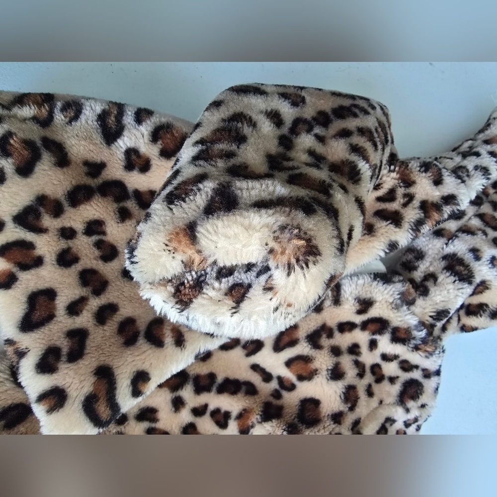 Little me Jacket & coat Leopard print kids Size 18M - Picture 4 of 13